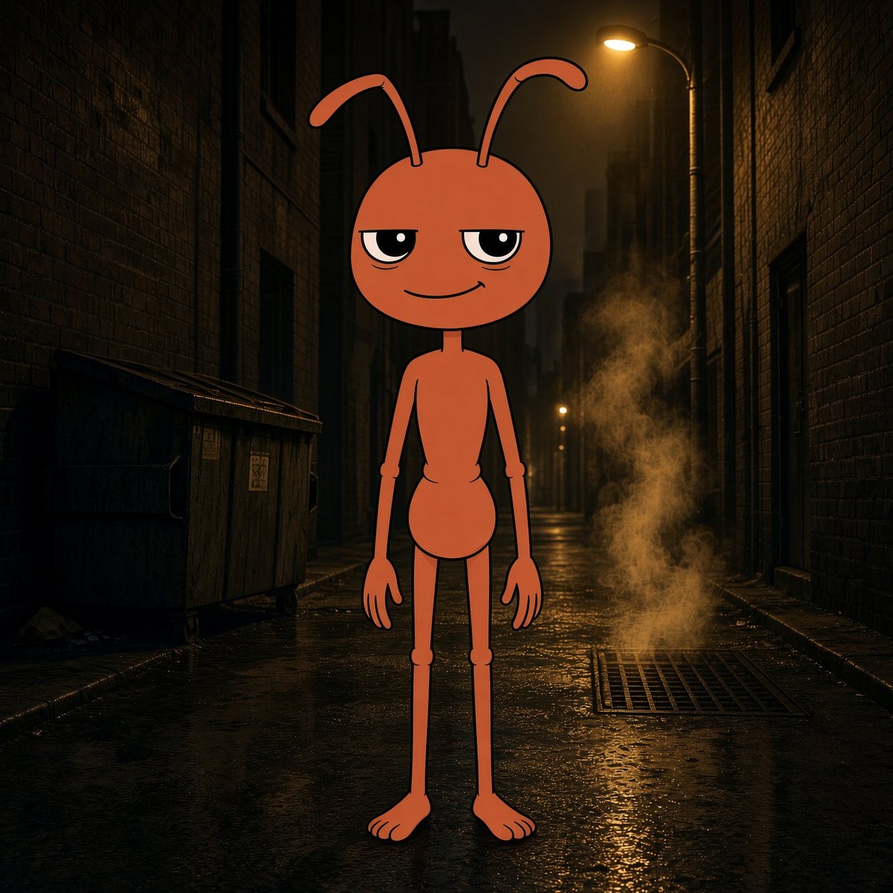 the alley